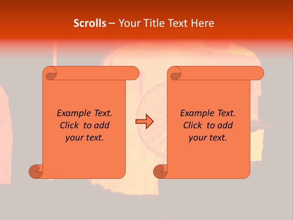 Glass Romance Place PowerPoint Template