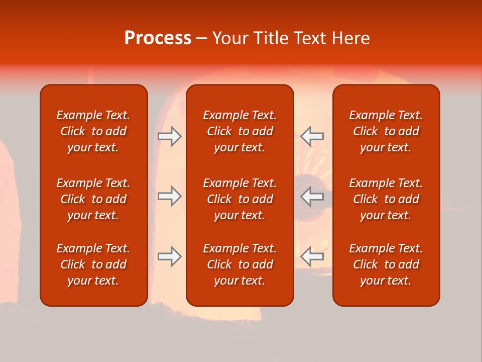 Glass Romance Place PowerPoint Template