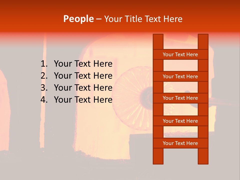 Glass Romance Place PowerPoint Template