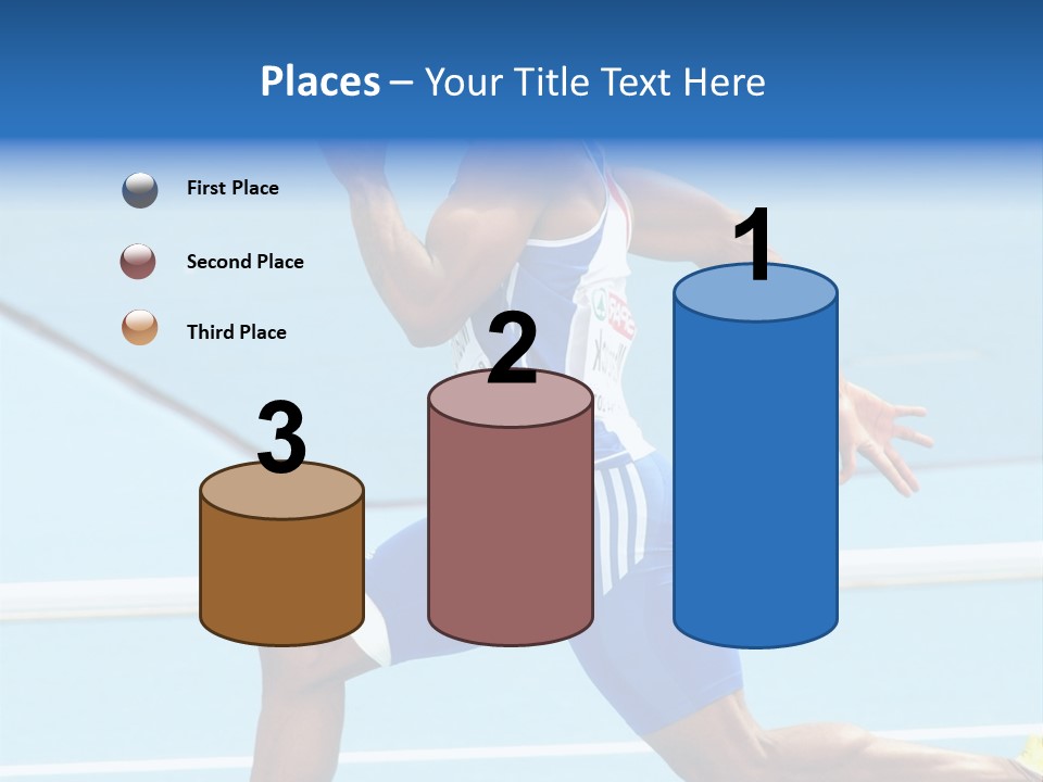 Fastest Bronze Competitor PowerPoint Template