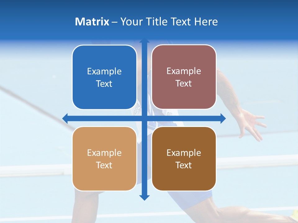 Fastest Bronze Competitor PowerPoint Template