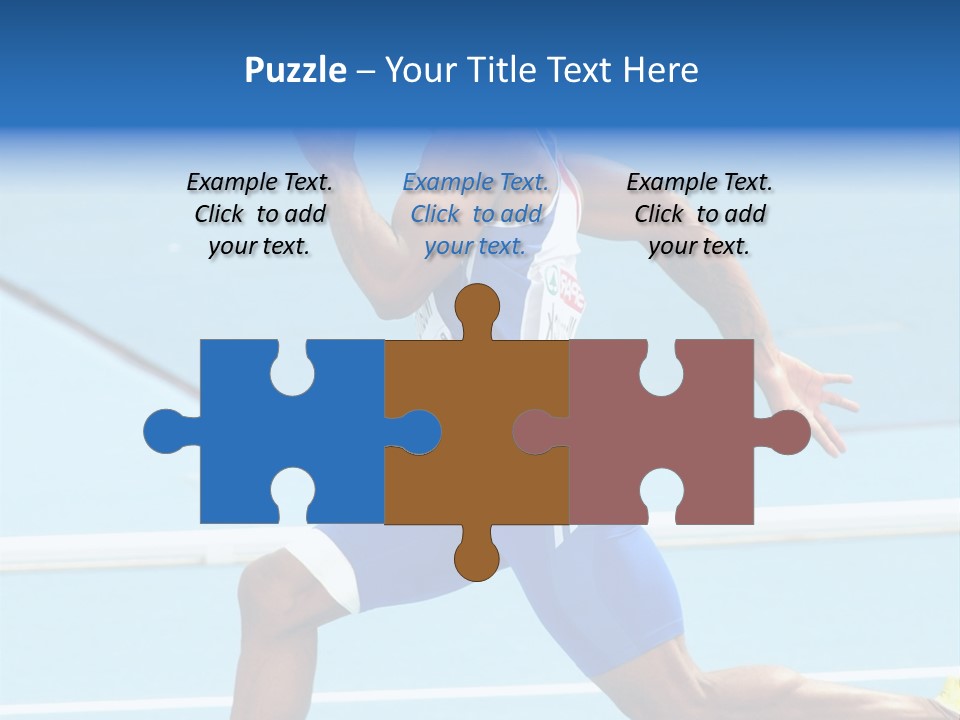Fastest Bronze Competitor PowerPoint Template