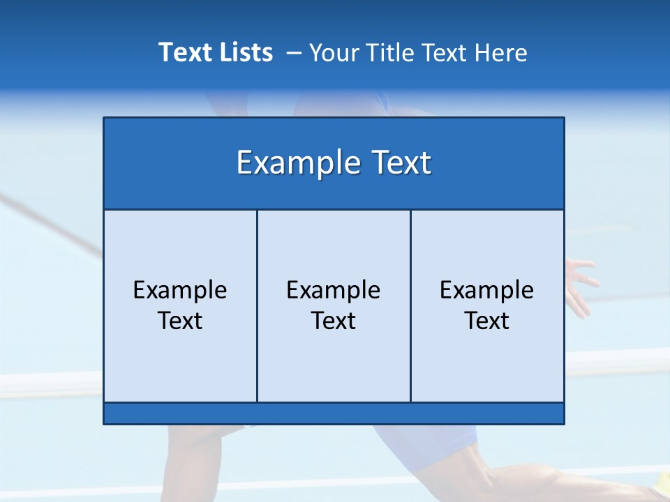 Fastest Bronze Competitor PowerPoint Template