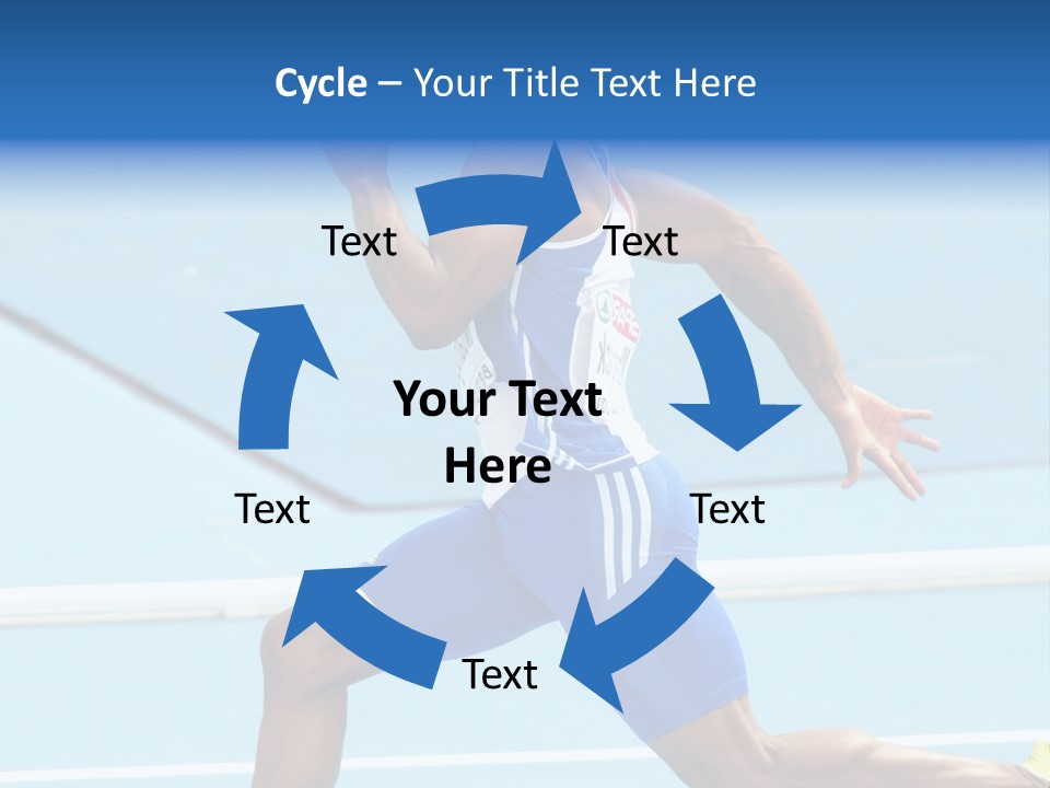 Fastest Bronze Competitor PowerPoint Template