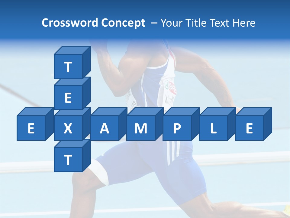 Fastest Bronze Competitor PowerPoint Template