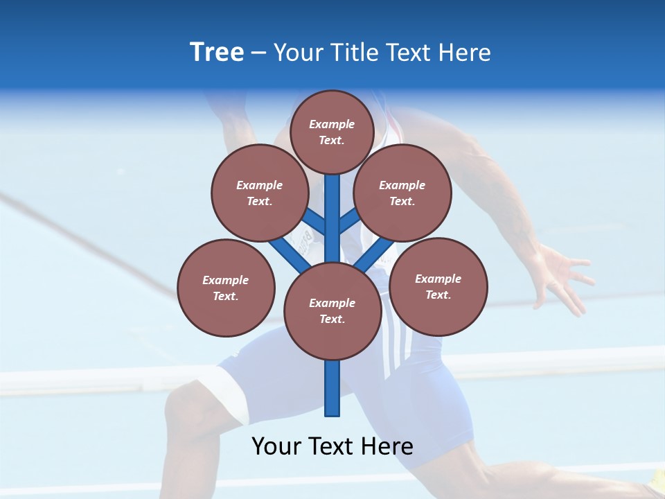 Fastest Bronze Competitor PowerPoint Template