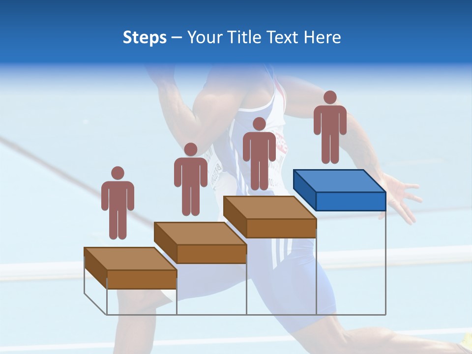 Fastest Bronze Competitor PowerPoint Template