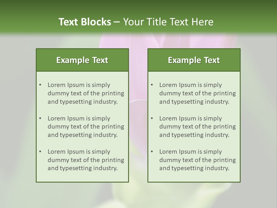 Medicinal Tropic Fragrant PowerPoint Template