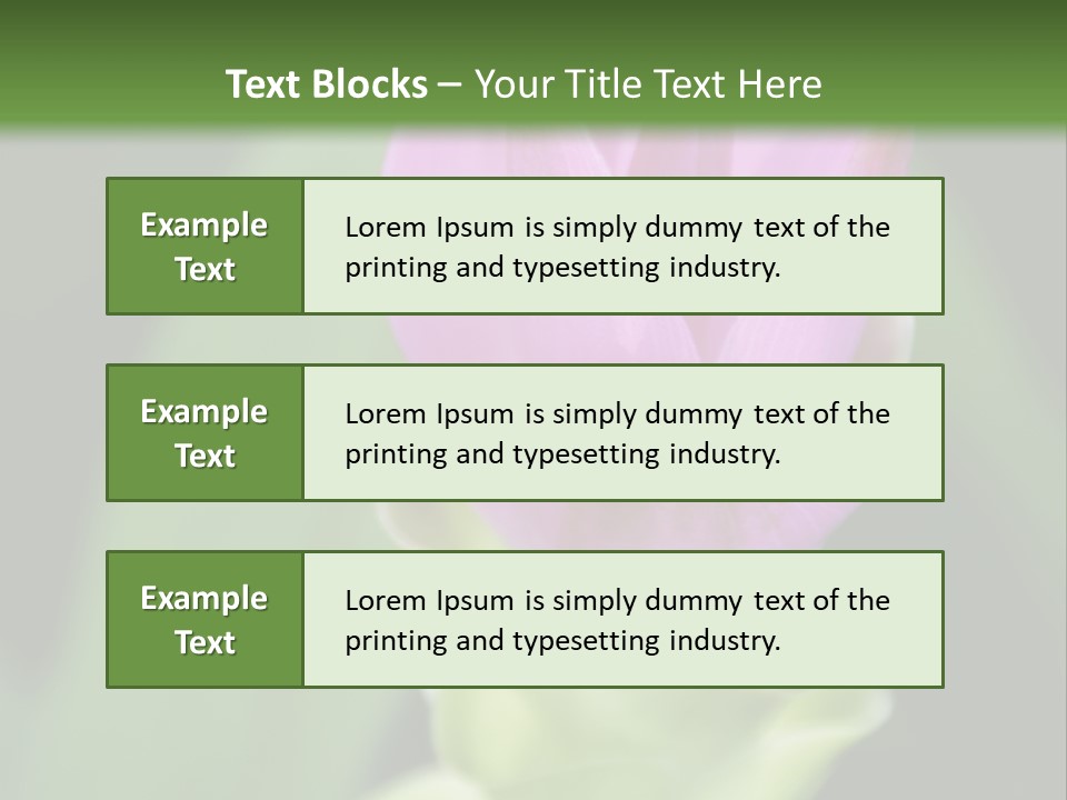 Medicinal Tropic Fragrant PowerPoint Template