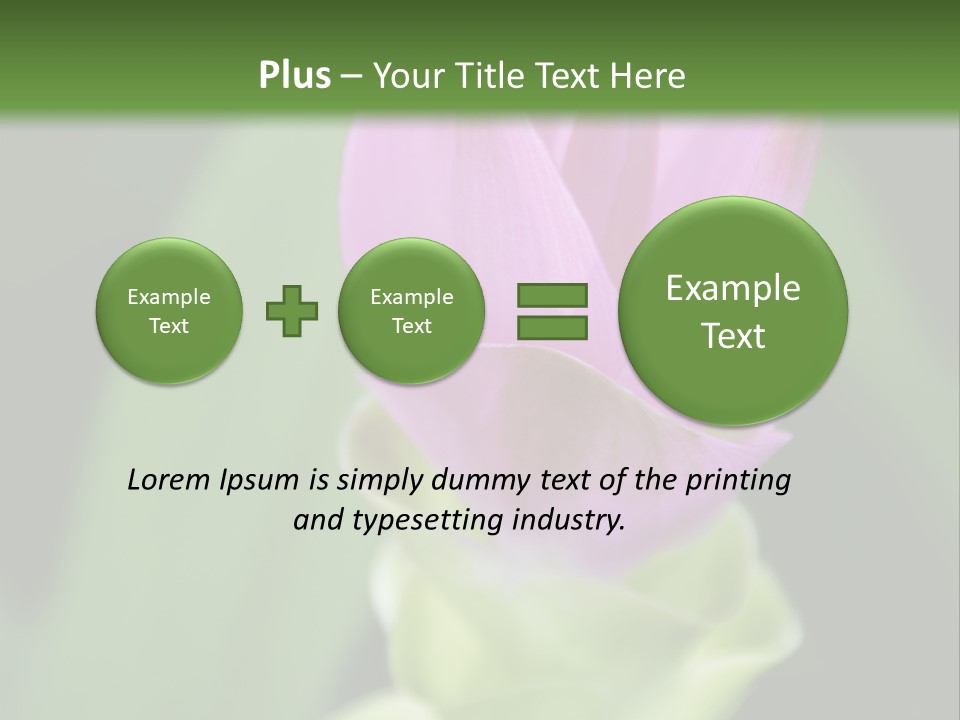 Medicinal Tropic Fragrant PowerPoint Template
