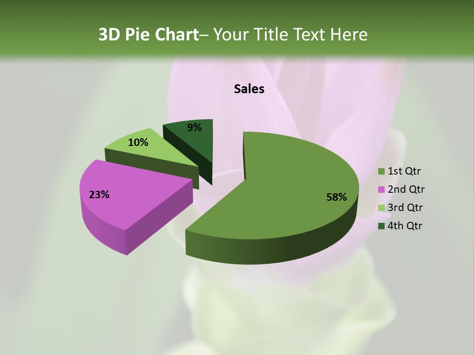Medicinal Tropic Fragrant PowerPoint Template