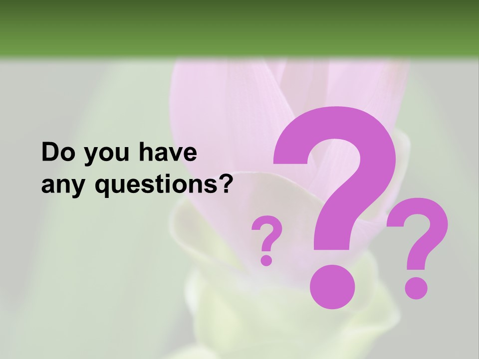 Medicinal Tropic Fragrant PowerPoint Template