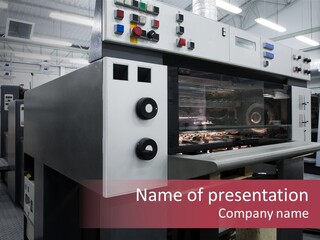 Panel Newspaper Trades PowerPoint Template