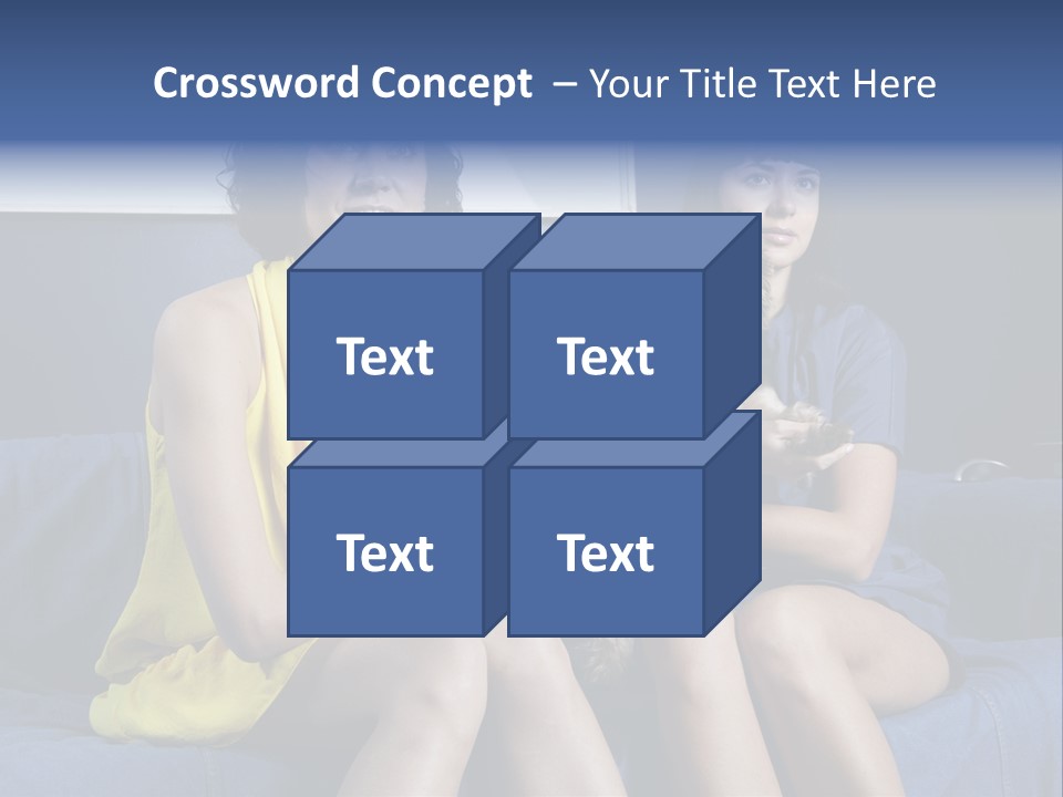 Terrier Brunette Affected PowerPoint Template