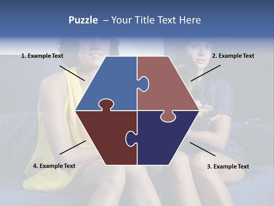 Terrier Brunette Affected PowerPoint Template