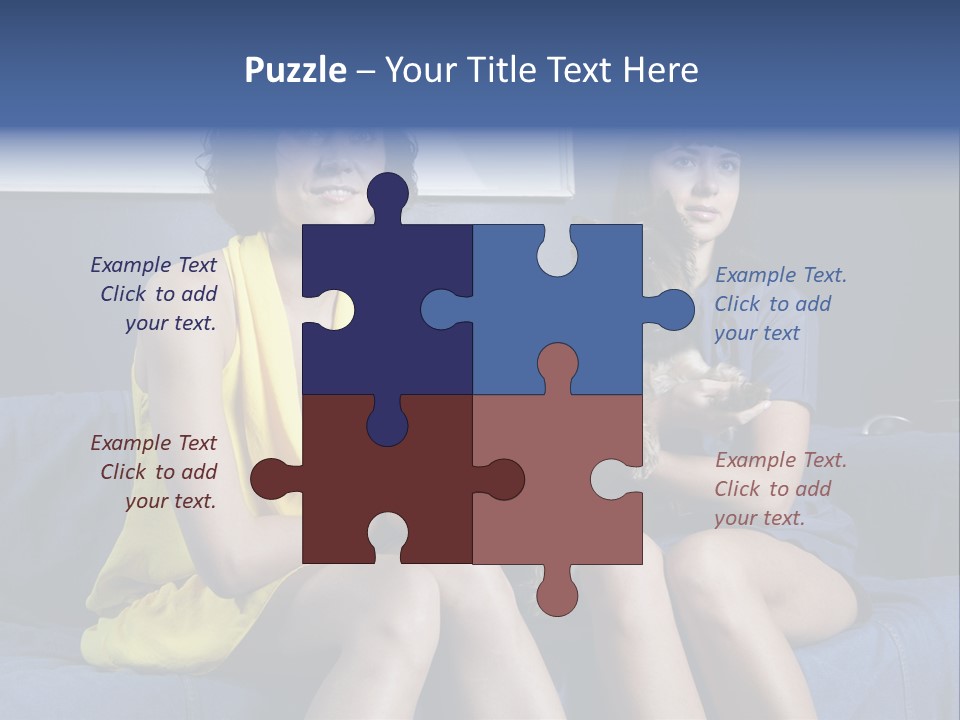 Terrier Brunette Affected PowerPoint Template