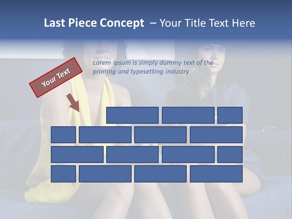 Terrier Brunette Affected PowerPoint Template