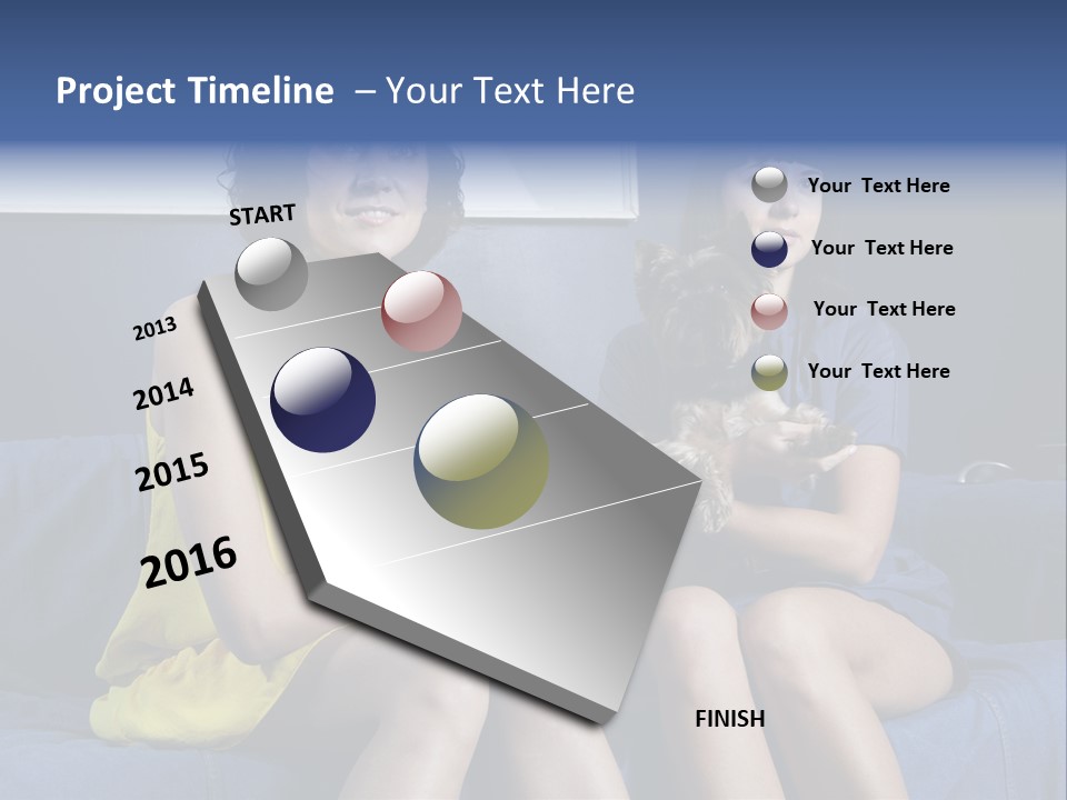 Terrier Brunette Affected PowerPoint Template