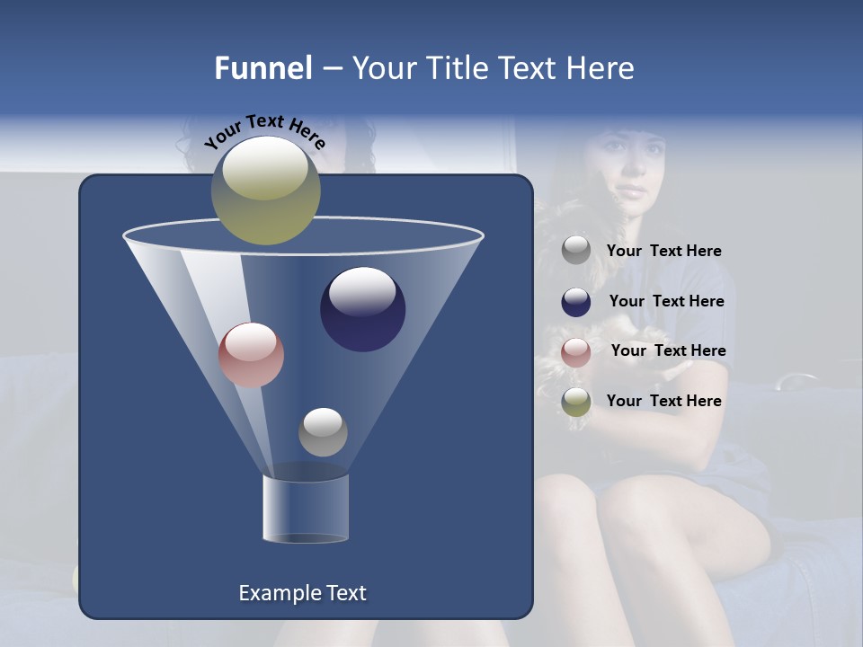 Terrier Brunette Affected PowerPoint Template