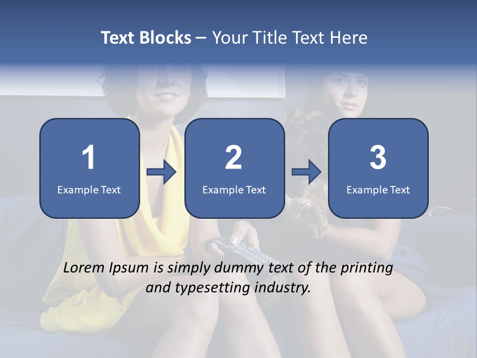 Terrier Brunette Affected PowerPoint Template