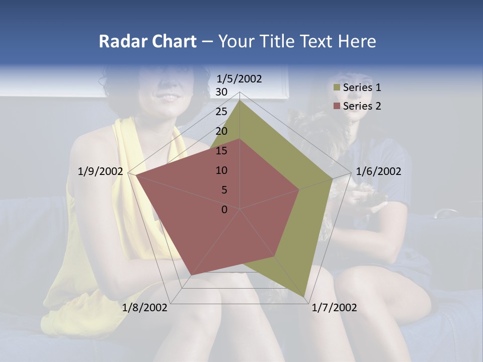 Terrier Brunette Affected PowerPoint Template