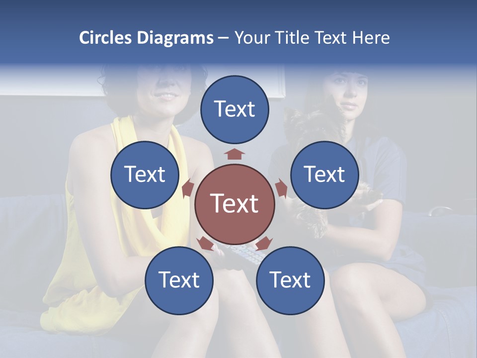 Terrier Brunette Affected PowerPoint Template