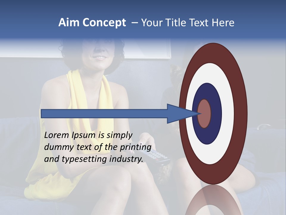 Terrier Brunette Affected PowerPoint Template