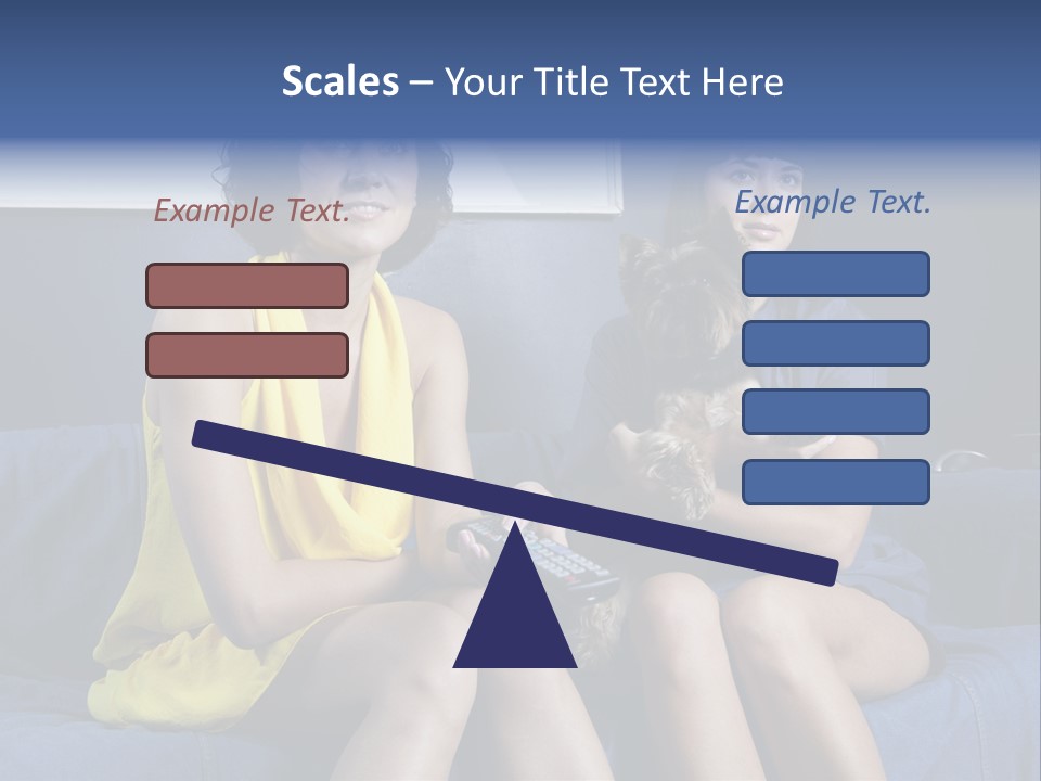 Terrier Brunette Affected PowerPoint Template