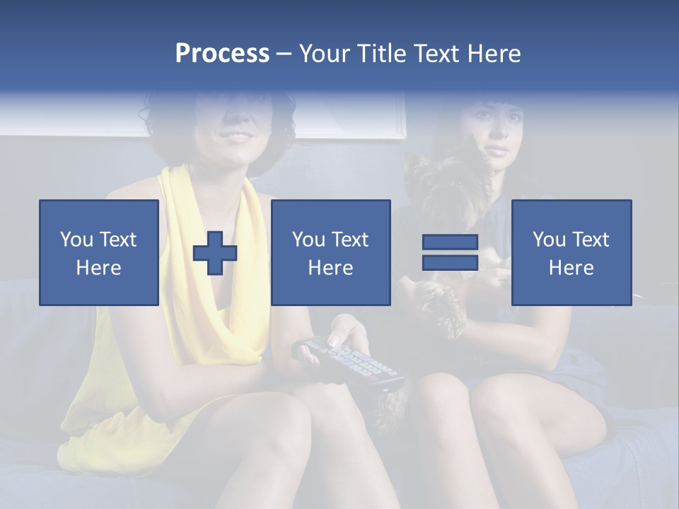 Terrier Brunette Affected PowerPoint Template