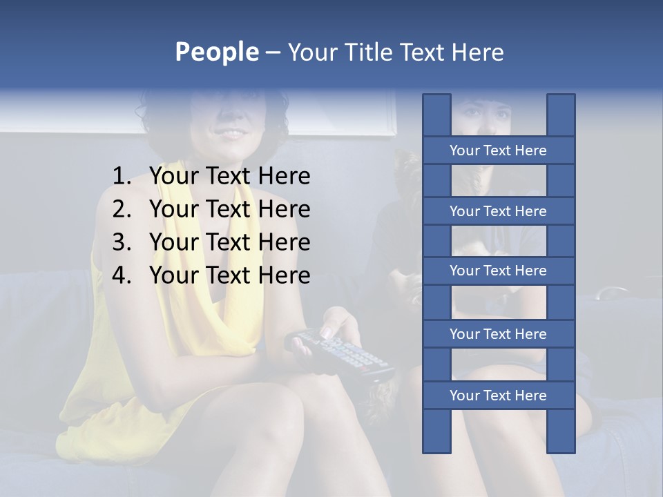 Terrier Brunette Affected PowerPoint Template