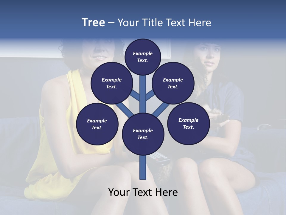 Terrier Brunette Affected PowerPoint Template