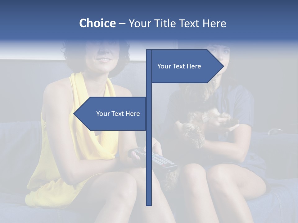 Terrier Brunette Affected PowerPoint Template