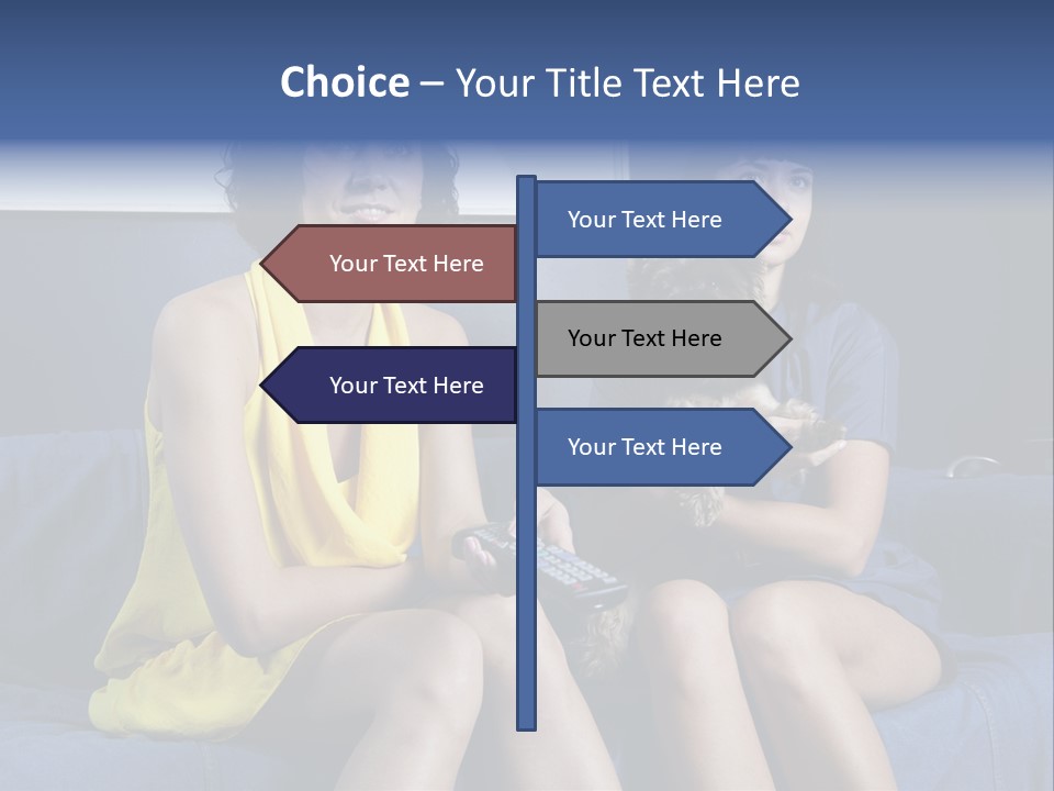 Terrier Brunette Affected PowerPoint Template