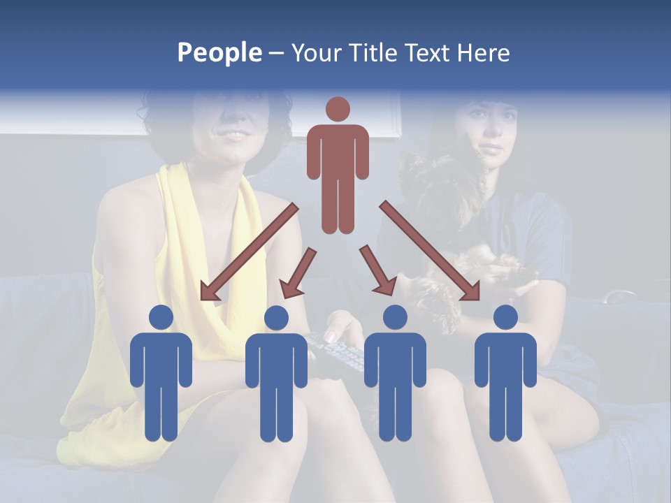 Terrier Brunette Affected PowerPoint Template