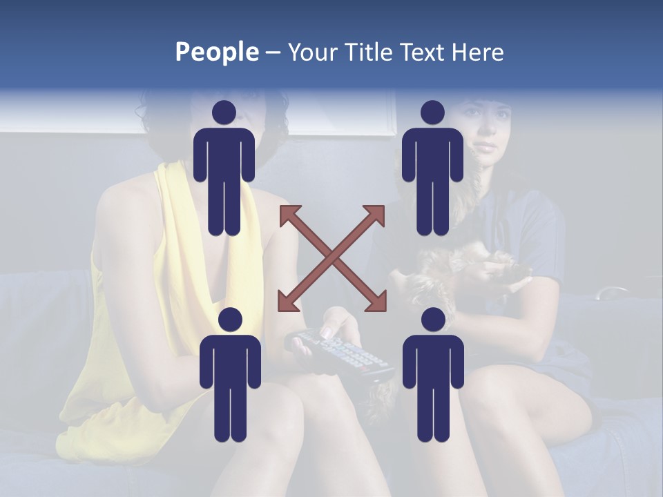 Terrier Brunette Affected PowerPoint Template