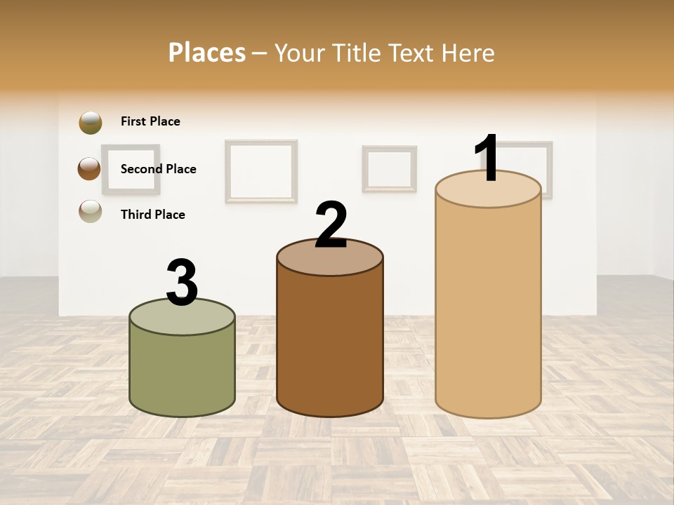 Art Wall Fine PowerPoint Template