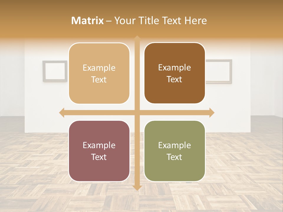 Art Wall Fine PowerPoint Template