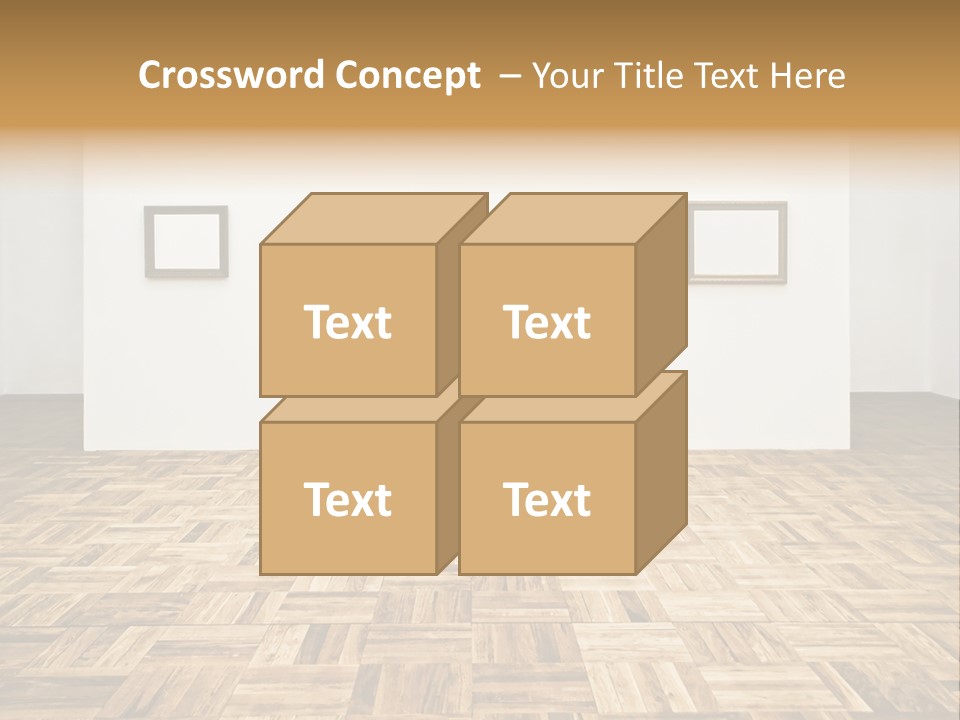 Art Wall Fine PowerPoint Template