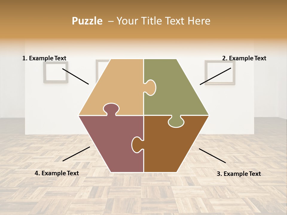 Art Wall Fine PowerPoint Template