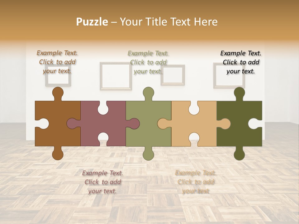 Art Wall Fine PowerPoint Template