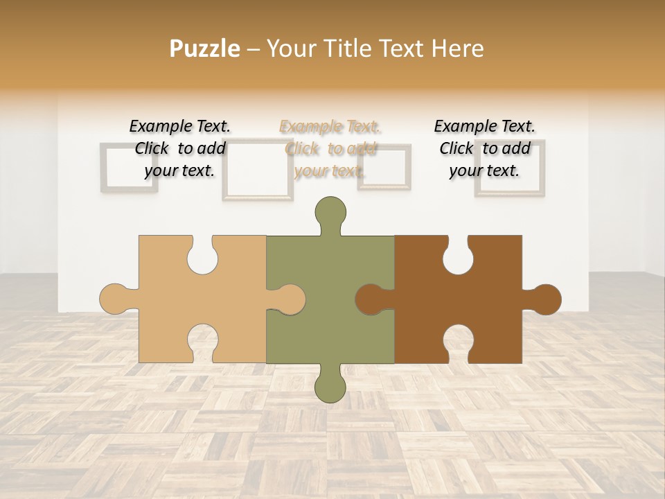 Art Wall Fine PowerPoint Template