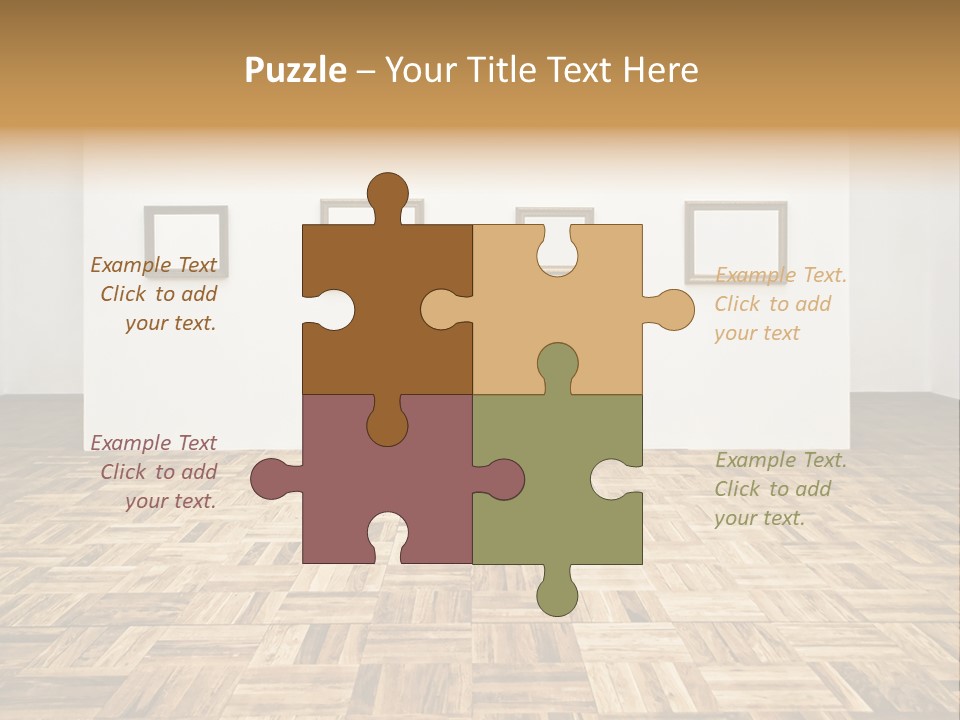 Art Wall Fine PowerPoint Template