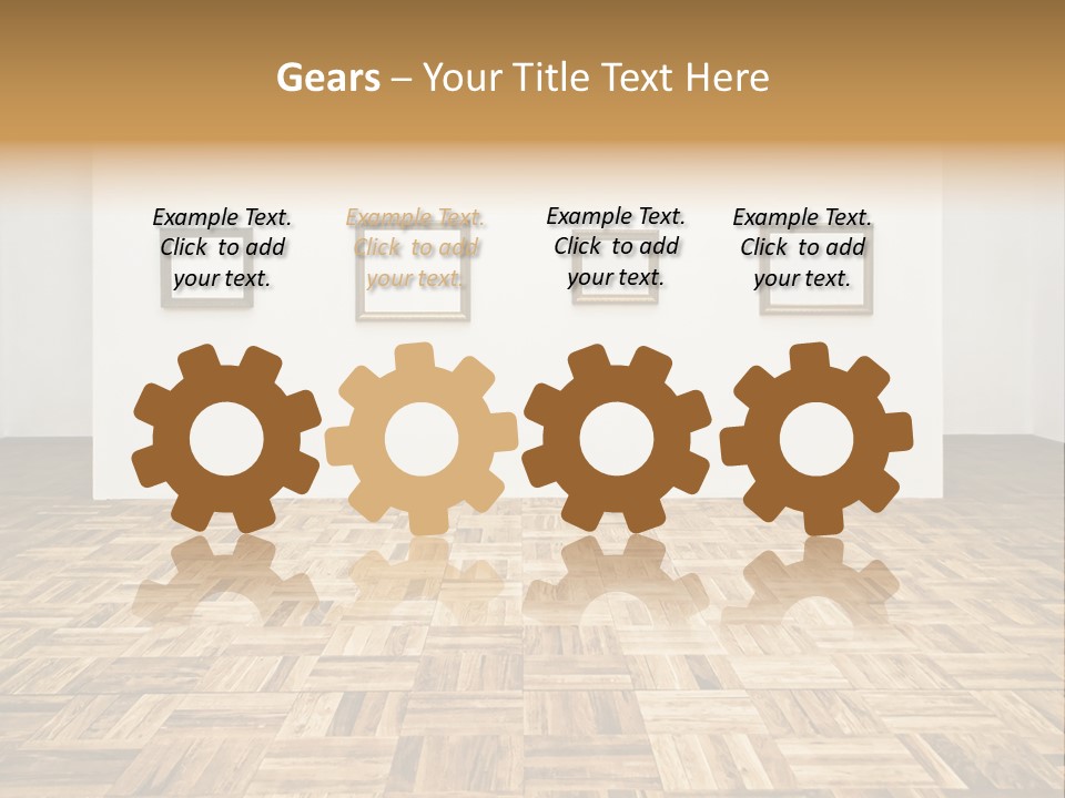 Art Wall Fine PowerPoint Template