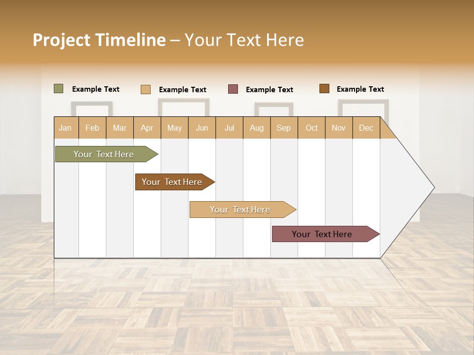 Art Wall Fine PowerPoint Template