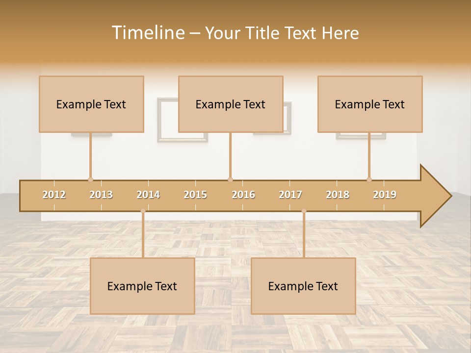 Art Wall Fine PowerPoint Template