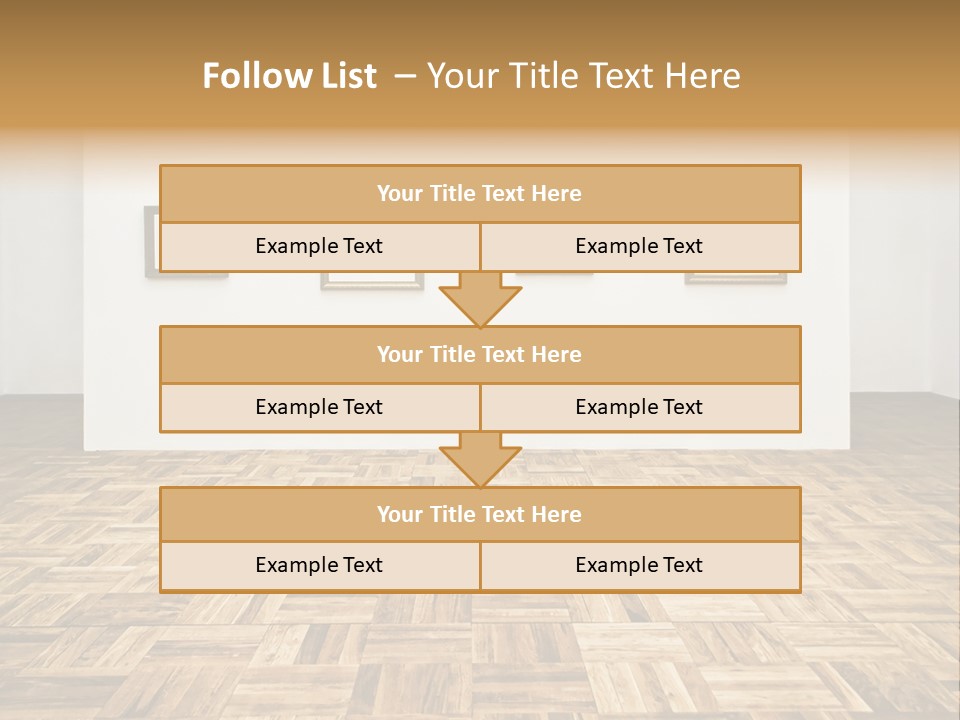 Art Wall Fine PowerPoint Template