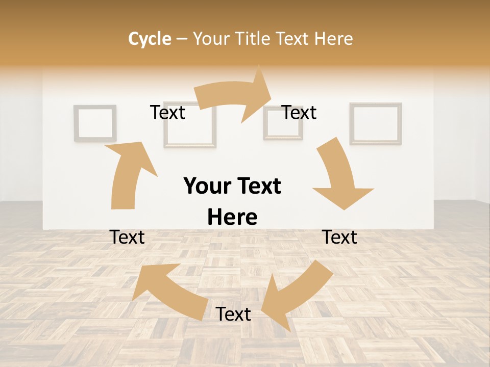 Art Wall Fine PowerPoint Template