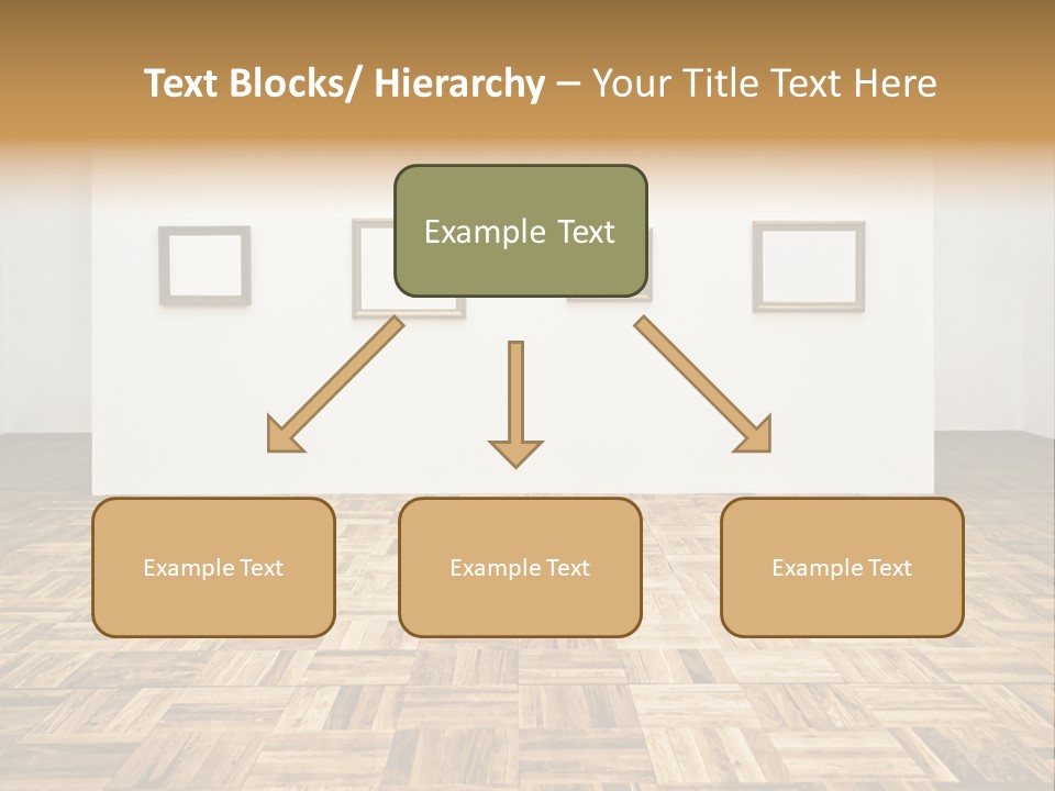 Art Wall Fine PowerPoint Template