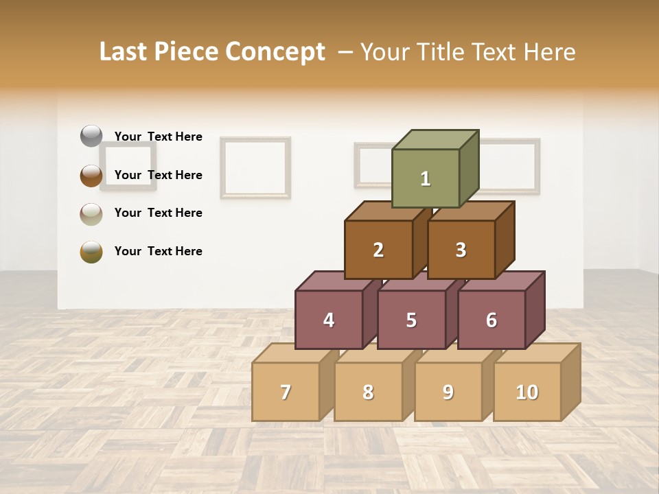 Art Wall Fine PowerPoint Template