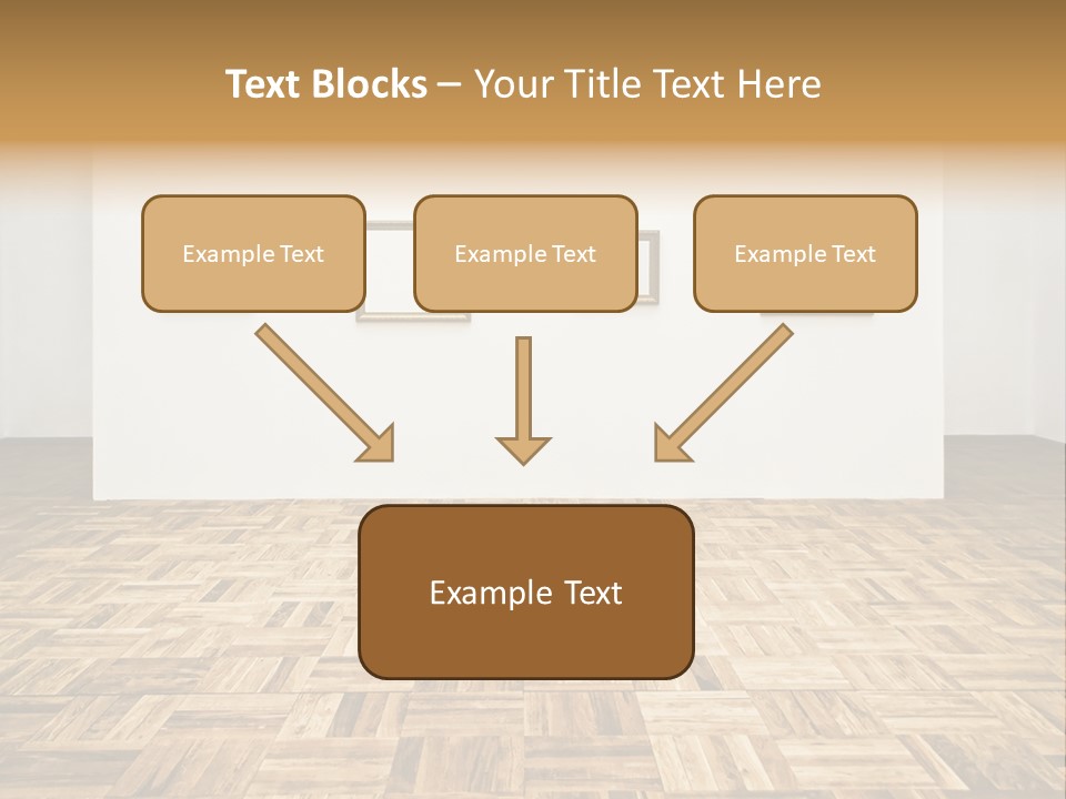 Art Wall Fine PowerPoint Template